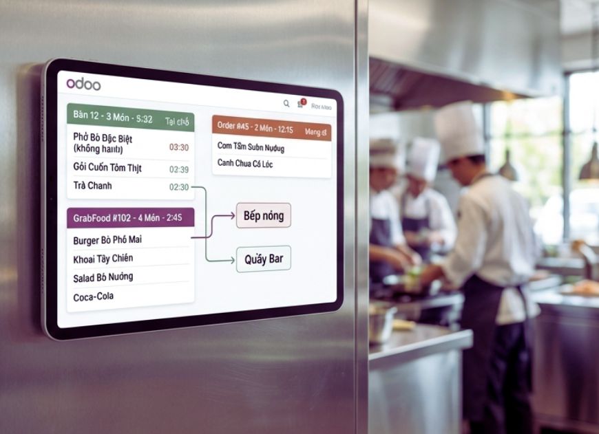 Odoo Kitchen Display System